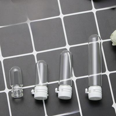 Doorzichtige glazen fles met bajonetsluiting voor vloeistoffen (1,5 ml, 2 ml, 3 ml, 5 ml) - Druppelvormig ontwerp van een kleine lamp