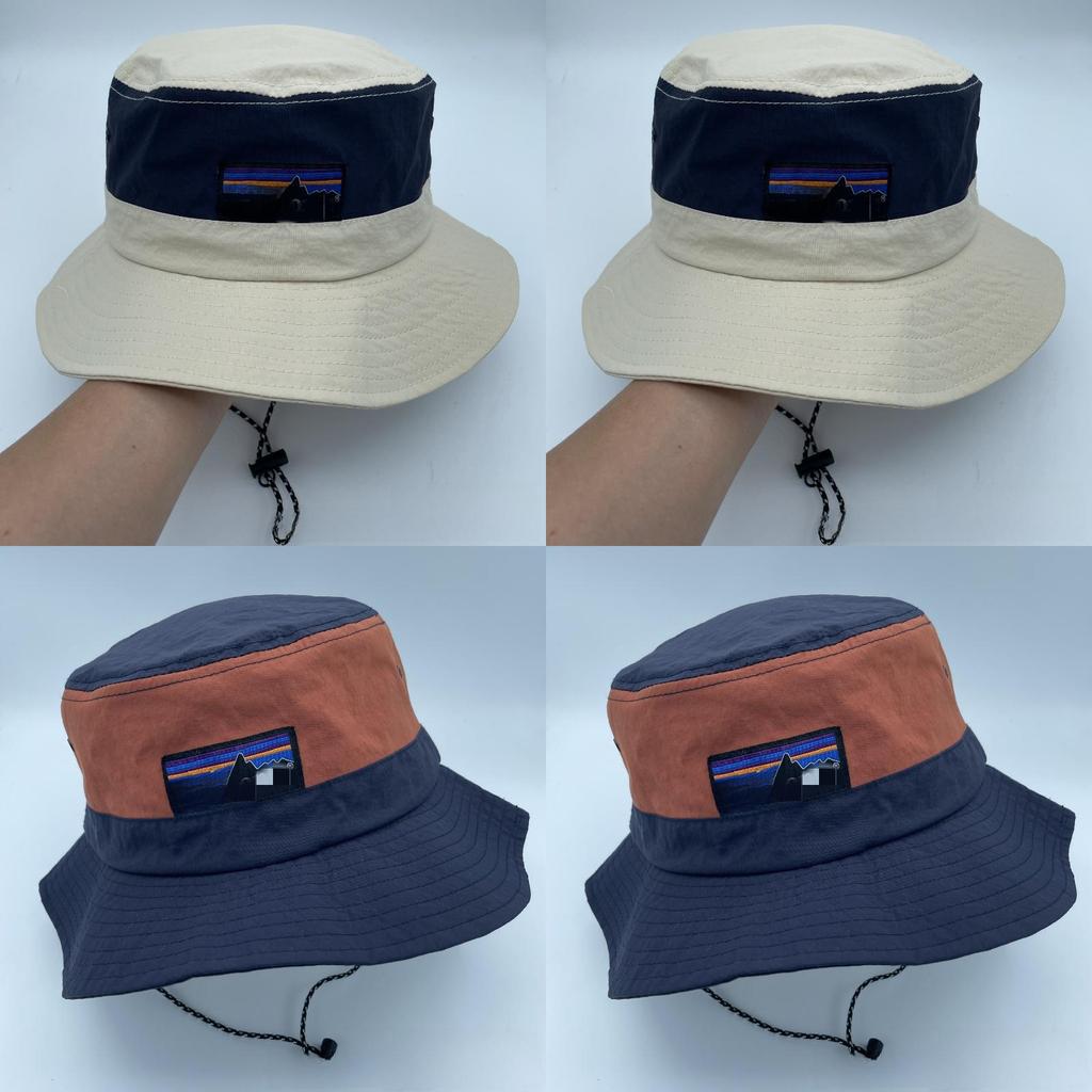 Summer Nylon Fisher Hat With Wide Brim And Sun Protection For Outdoor Activities