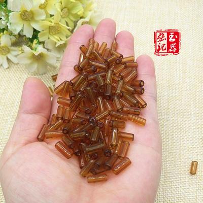 White & Black Imitation Jade Obsidian Tube Beads, Brown Barrel Beads for DIY Jewelry Accessories