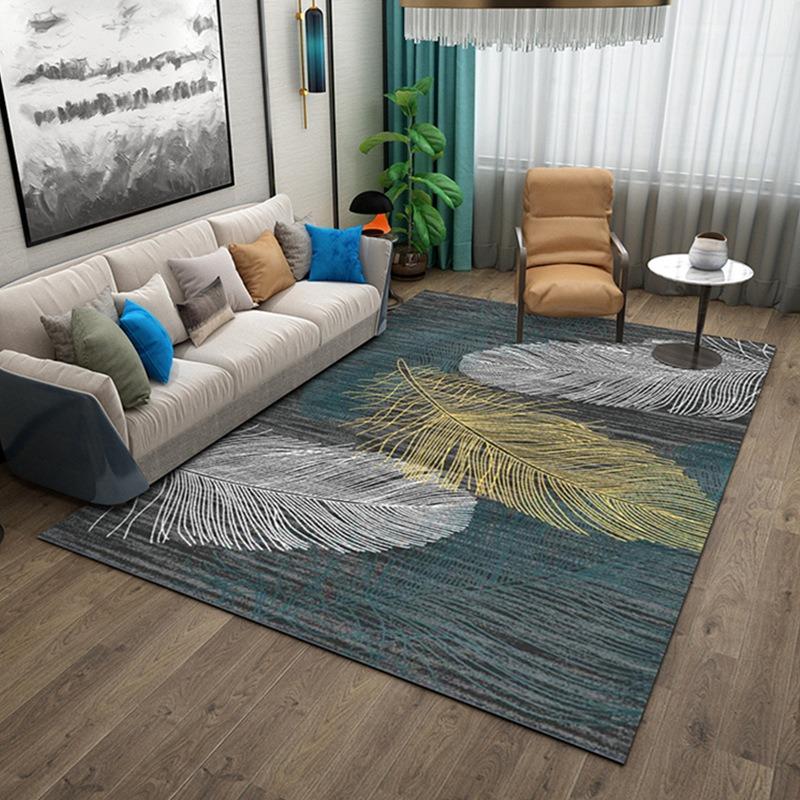 Minimalist Style Non-Slip Rug Modern Living Room Carpet Sofa Mat Bedroom Floor Covering Traditional Home Decor Fashion Beautiful