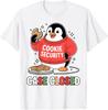 Cookie Security Case Closed Funny Christmas Penguin T-Shirt