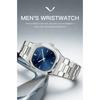 New Fashion Specht & Söhne Ultrathin Quartz Watch For Men Ice Blue Color Stainless Steel Watches Sapphire Crystal 50M Waterproof