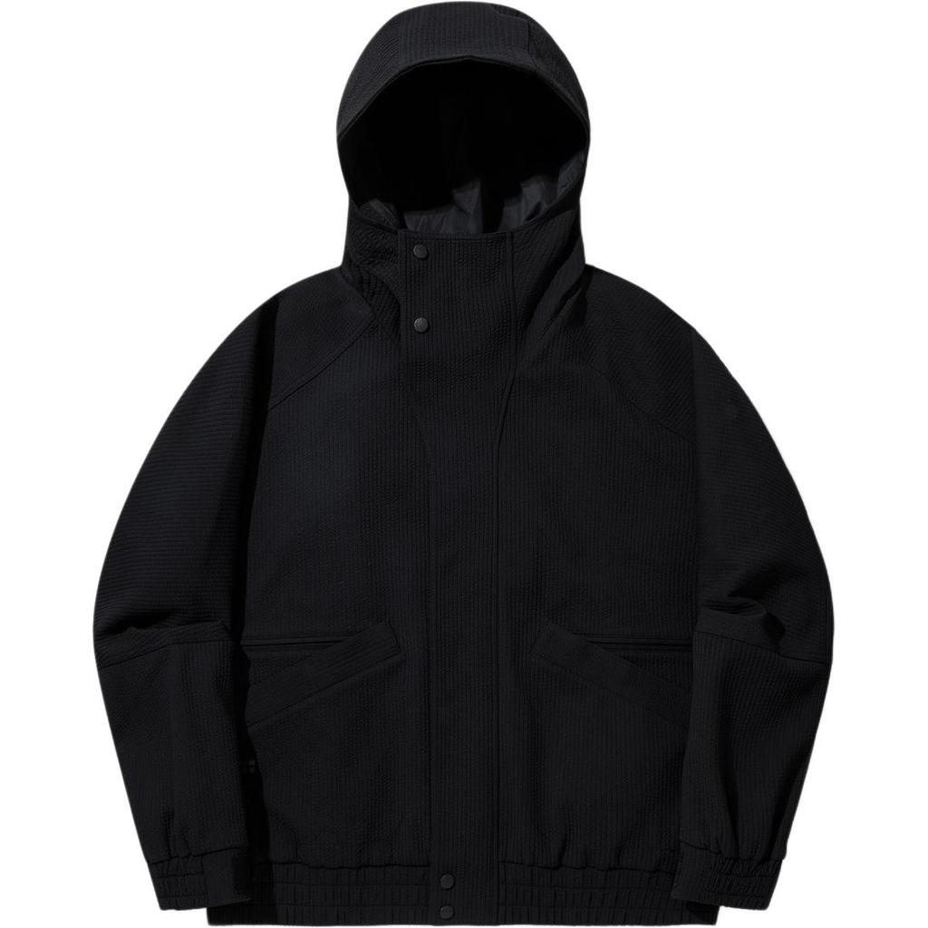 Li Ning Kung Fu Series Solid Color Loose Breathable Comfortable Jacket Men Jacket Black AJDU305-2