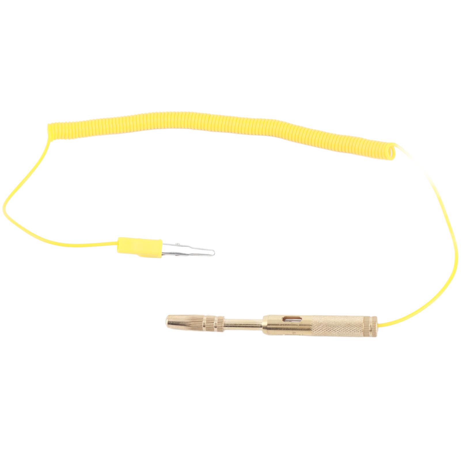 

Electrical Tester Electricity Tester Electrical Voltage Tester Pen Automotive Car Light Lamp Test Pencil Probe Repair Pen жовтий
