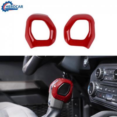 2X Interior Gear Shift Knob Head Cover Decor Trim for Ford Bronco +Red