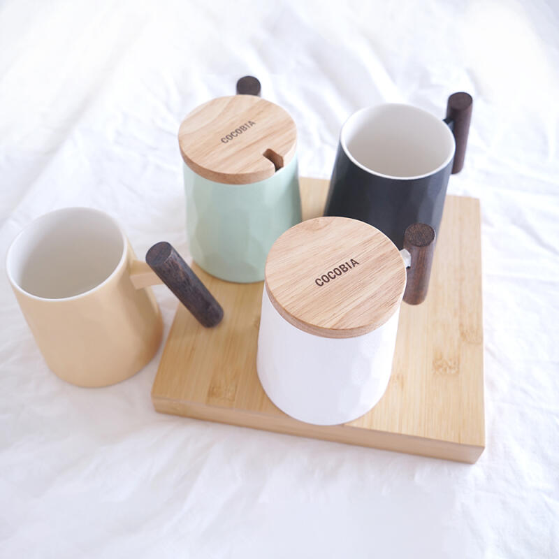 Gowon Gusamu Mug 500ml Wood Cup Lid Basic Lid