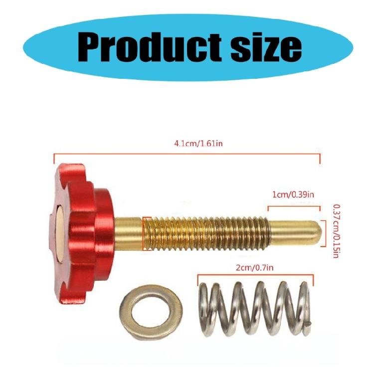 Professional Idle Screw Stylish Idle Adjustment Screw Easy Installation Ensures Best Fuels Economy for PWK Carburetors