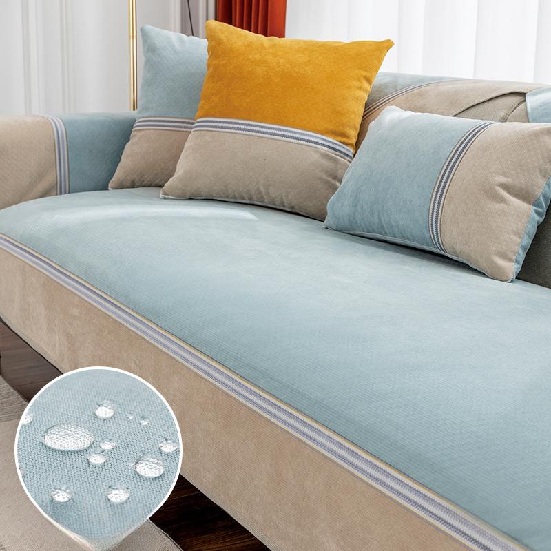 

Водонепроницаемая подушка для дивана, универсальная для всех сезонов, защита от кошачьих царапин, противоскользящий чехол, подушка для подгузника для домашних животных, полотенце на спинку 90*160cm