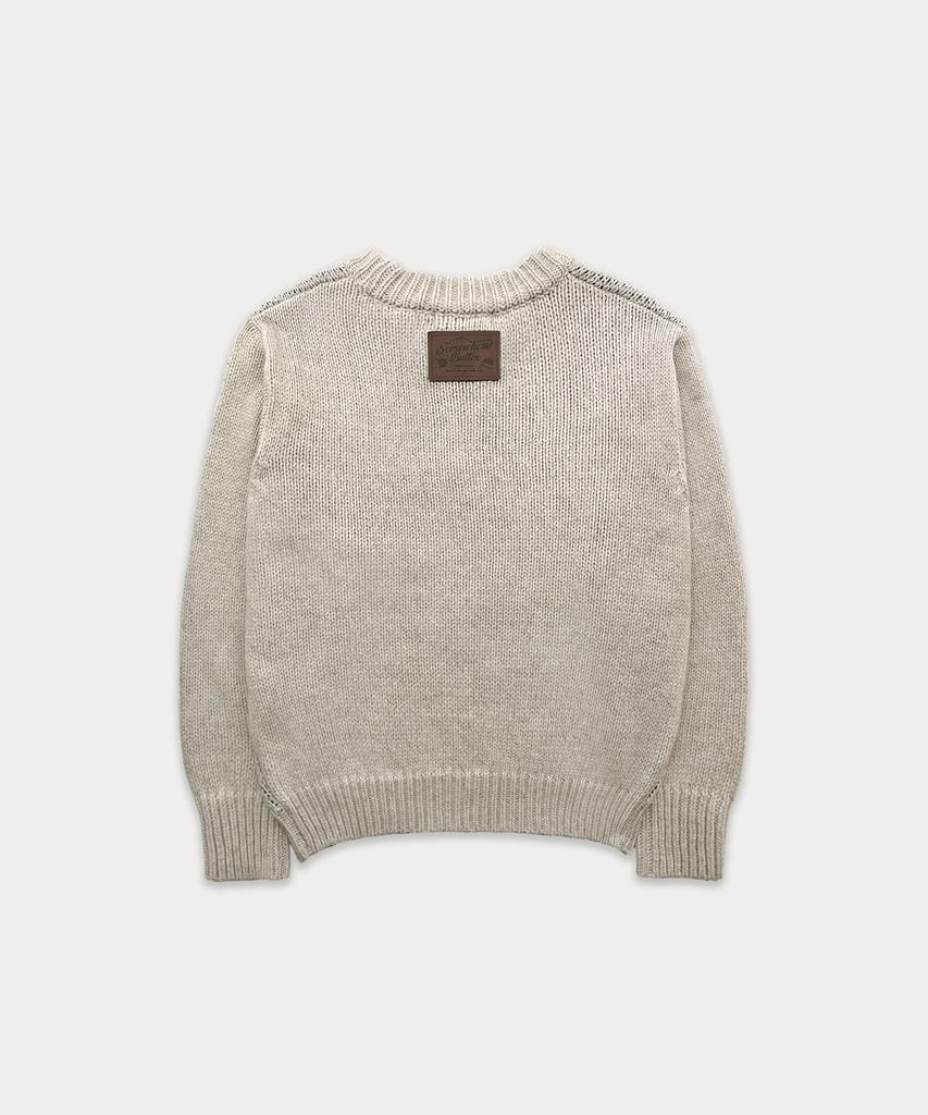 Sseomweeobeoteo Some Village Wool Sweater - Oatmeal