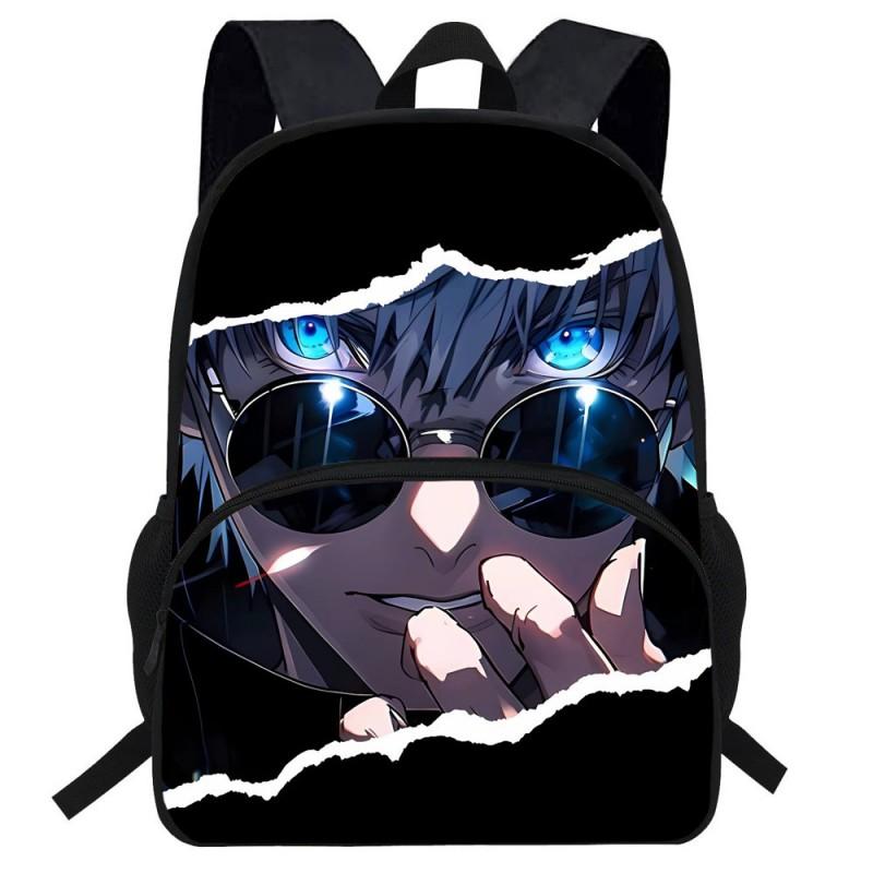 Plecak Dziecięcy Do Szkoły Wzór Anime Kreskówka Duża Pojemność Torba z Tkaniny Oxford z Ergonomicznym Wsparciem Pleców