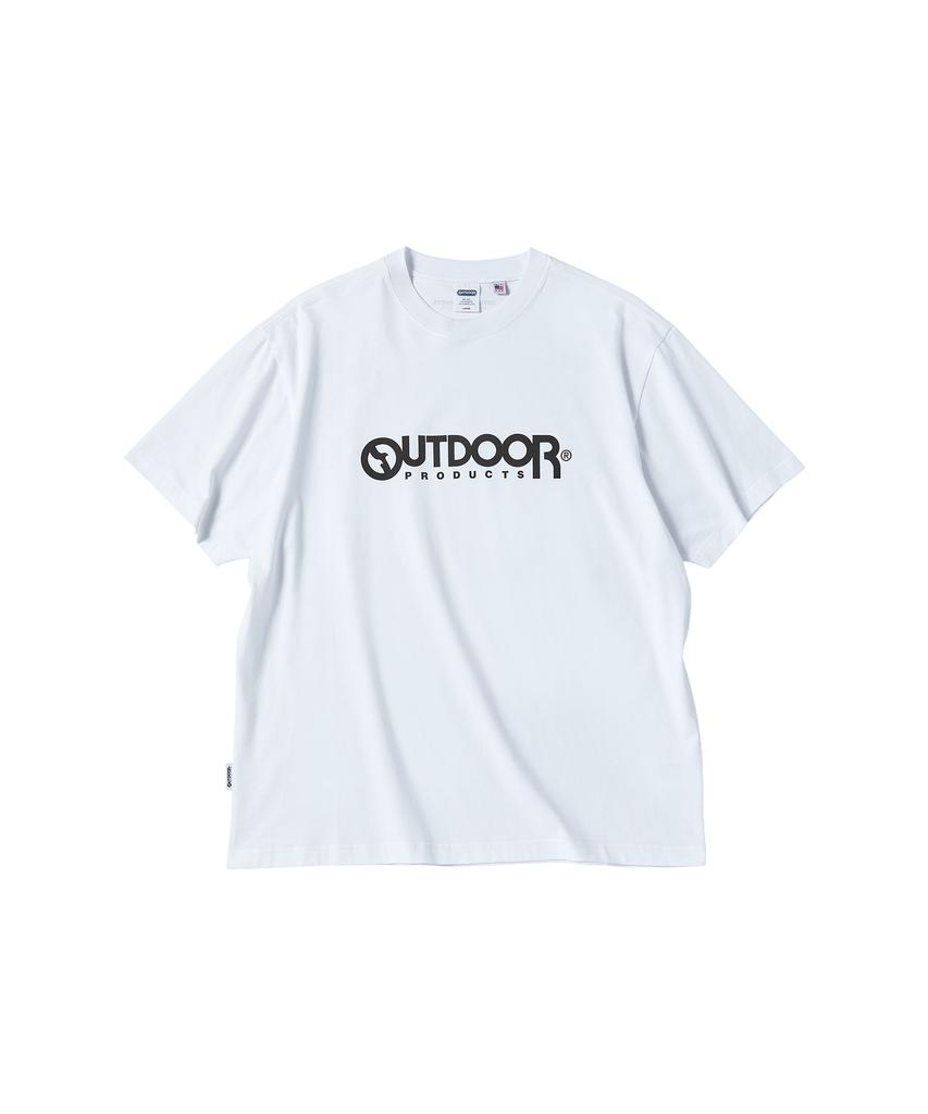 OUTDOOR PRODUCTS Loose Fit Mono Standard Logo T-Shirt (White)