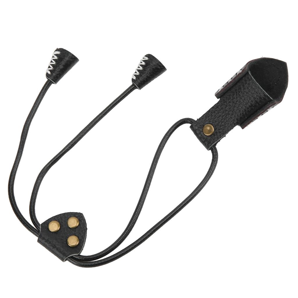 Archery Thumb Ring Imitation Cow Leather Bow Thumb Guard Finger Protection Accessories for Outdoor