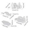 Set of 2 Cute Cats Shaped Rice Molds for Fun Meal Preparation Animal Shape Sushi Mould Mashed Potato Baking Supplies