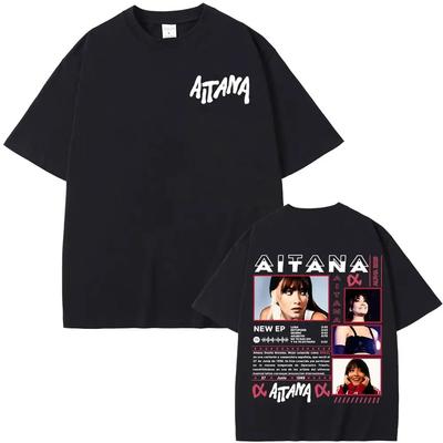 Aitana Cuarto Azul 2026 Welttournee Cover T-Shirt Unisex Harajuku Streetwear Lässig Locker Reiner Baumwolle Damen Und Unisex T-Shirts