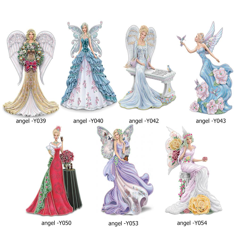5D DIY Full Drill Diamond Painting Angel Embroidery Mosaic Craft Kit Decor ➺ 5D DIY Full Drill Diamond Painting Angel Embroidery Mosaic Craft Kit Decor ➺