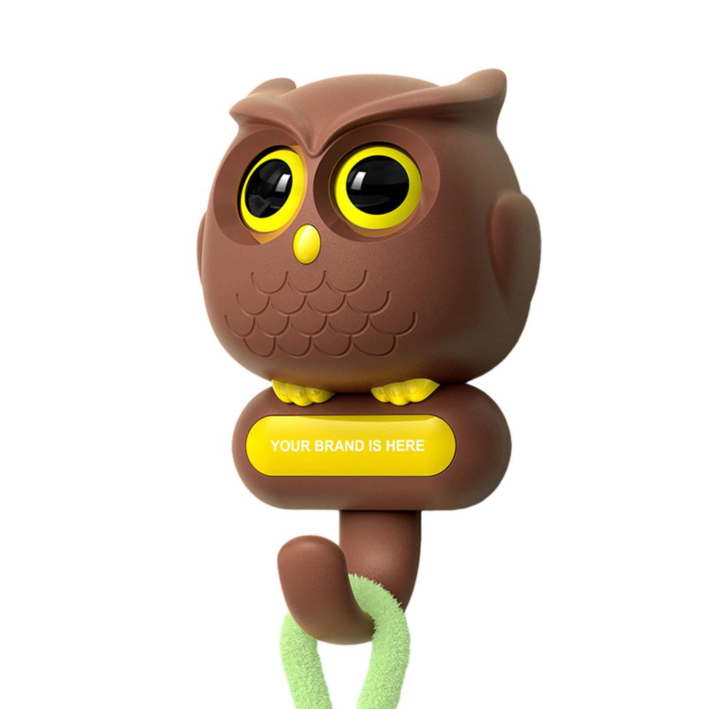 Fashion Blinking Owl-Shape Hook Multipurpose Key Chain Hanging Hook Wall Storage Rack Kitchen Bathroom Organizer