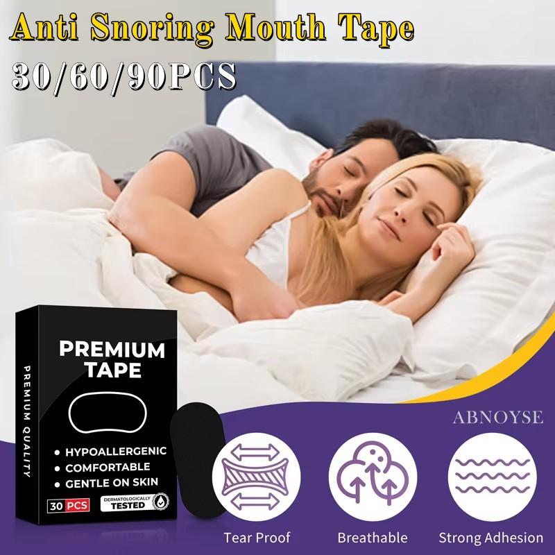30/60/90Pcs Anti Snoring Mouth Tape Sleeping Keep Mouth Close Prevent-Snoring Gentle Sleep Strip for Home Travel
