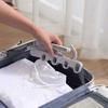 Foldable Travel Hanger,5-Hole Clothes Hanger,Adjustable Plastic Clothes Drying Rack,Saving Space Non-Trace Clothes Holder