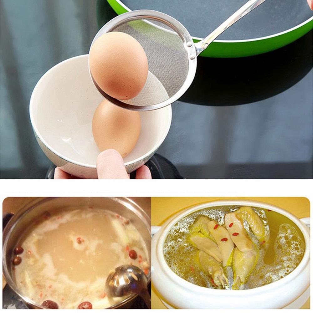 Practical Baking Kitchen Gadget Cooking Tool Kitchen Filter Spoon Oil Skimmer Strainer Colander