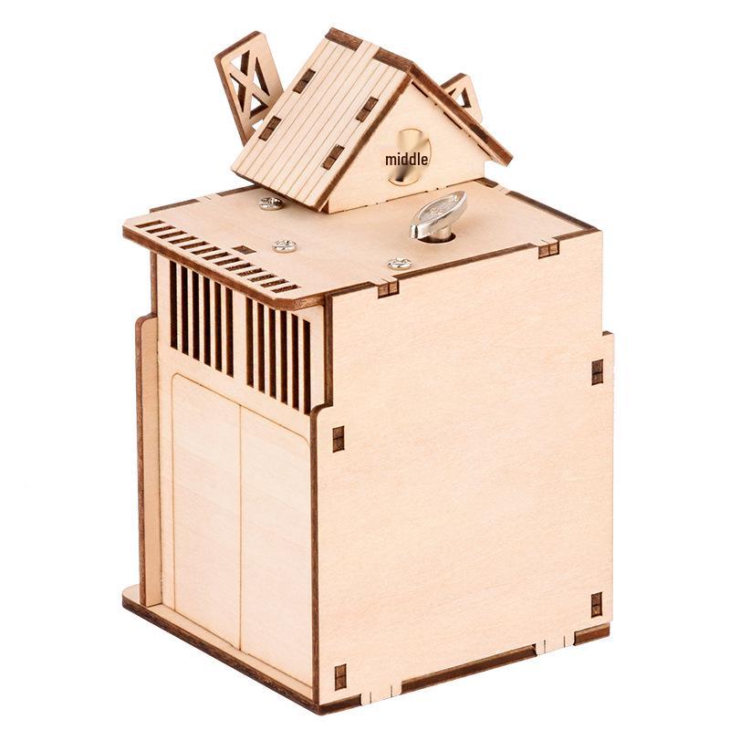 6-Year-Old Wooden 3D Model Puzzle