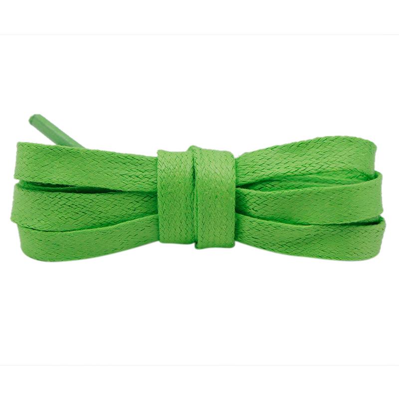 Kurojin Flat Waxed Cotton Shoelaces for Sneakers and Casual Shoes