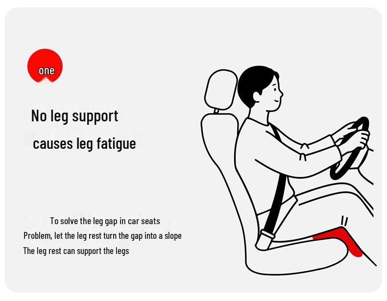Jetta Car Seat Cushion with Leg Rest & Lumbar Support for VA3/VA7/VS5/VS7 - Four Seasons Universal