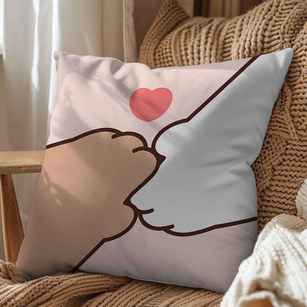 Panda Bubu Brown bear Dudu pillow cover living room sofa cushion cover bedroom room bed pillow cover home decoration
