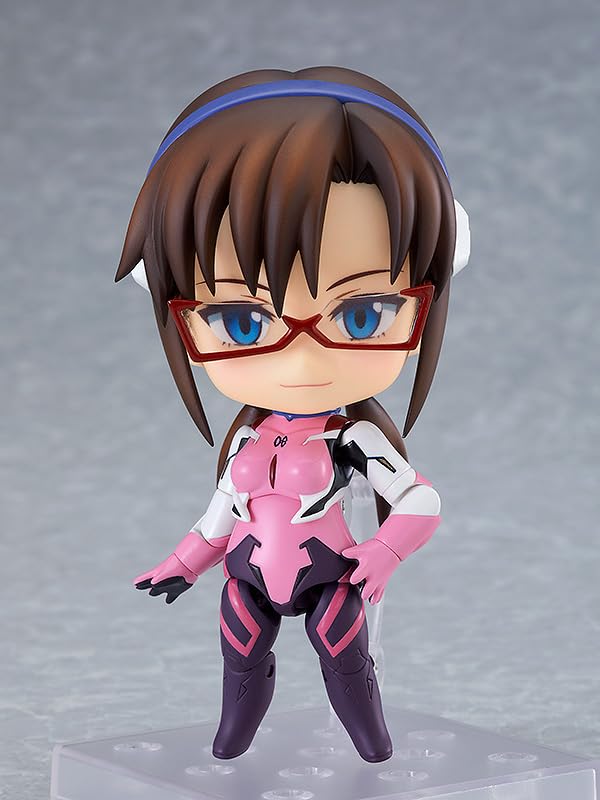 Nendoroid Evangelion Nová Filmová Verze Mari Makinami Illustrious Plug Suit Plastová Malovaná Pohyblivá Figurka Verze pro Další Prodej. Bez měřítka
