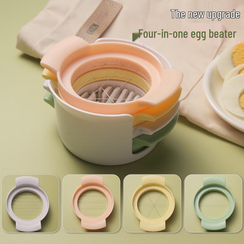 Japanese Egg Slicer: Stainless Steel 3-in-1 Wire Cutter & Divider Tool