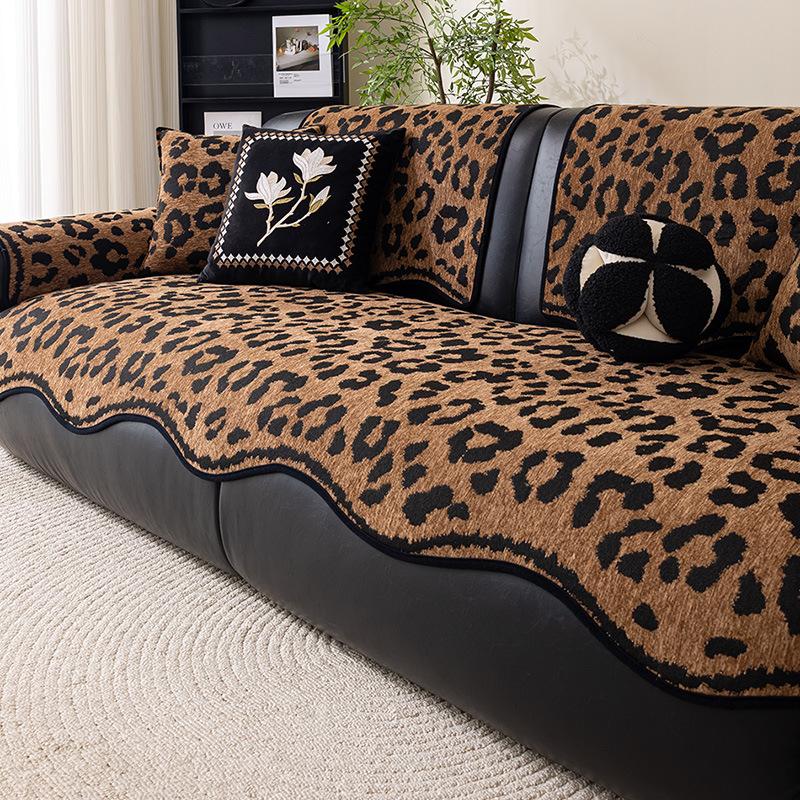 Special-shaped Four-season Universal Sofa Cushion, New French Straight Row, High-grade Non-slip Cover, Seat Cushion Cover Cloth Towel