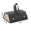 Glasses Storage Box With Multiple Compartments Large Capacity Portable Leather Foldable Sunglasses Storage Box