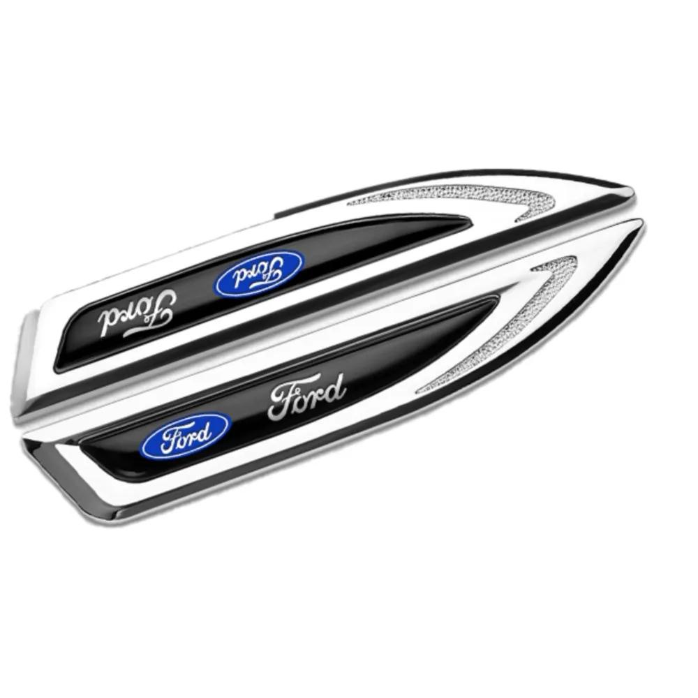 Car Sticker 2025 Hot 2pc Car Styling Side Door Body Fender Stickers Knife Badges Decoration For Ford Focus MK2 MK3 Ranger Fiesta