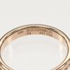 Boucheron Godron Ring K18 Pink Gold #6.8(US Size) 3.61g Women Used