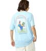 Lee Back Print Light Blue Men's T-Shirt,
