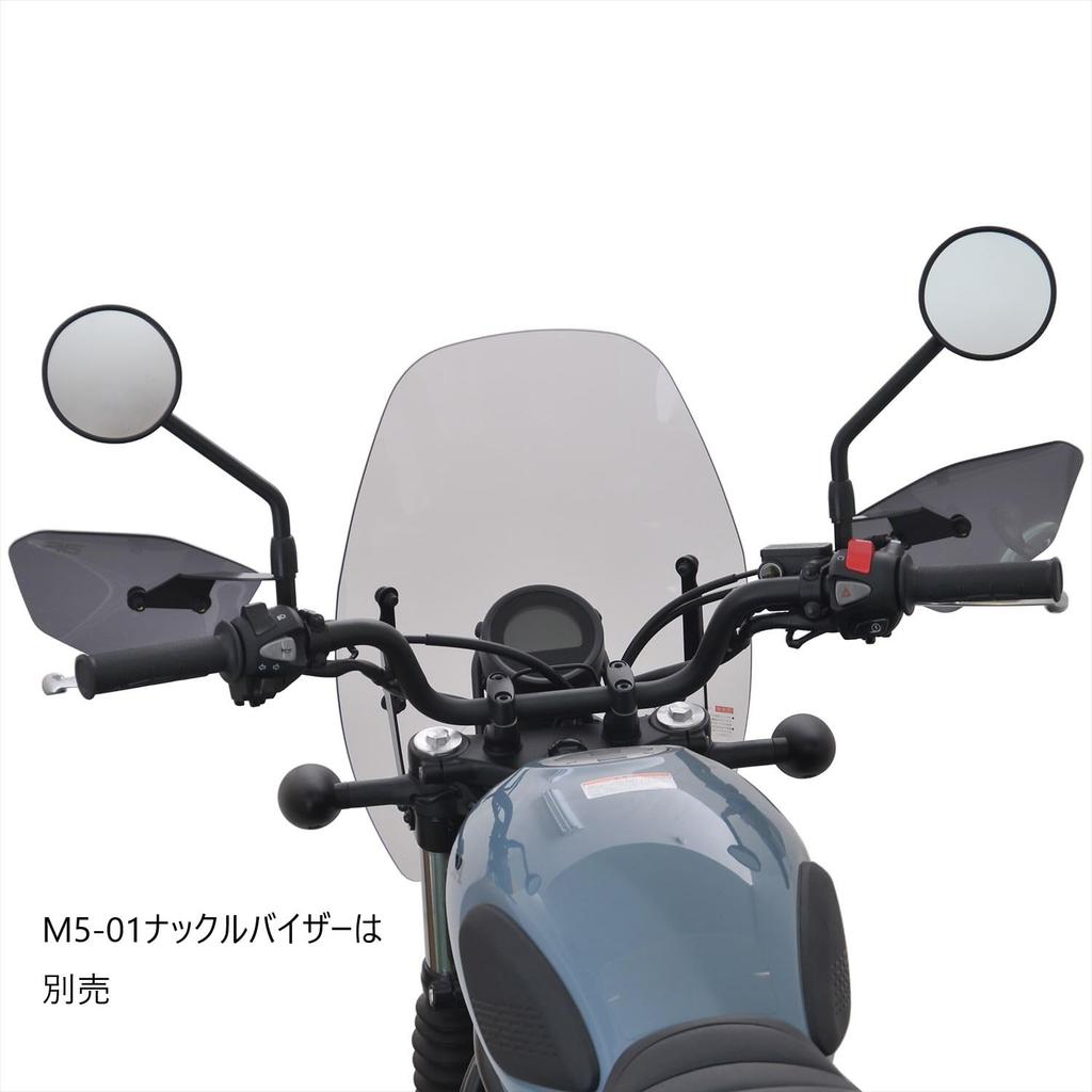 AF ASAHI Čiré čelní sklo pro Honda CL250 (8BK-MC57) CL-03