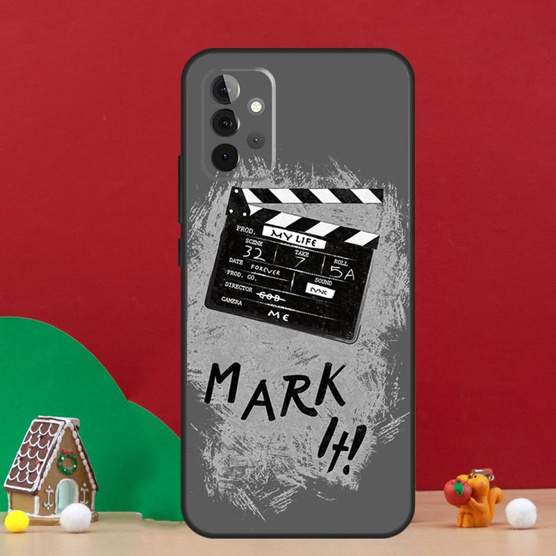 Film Movie Maker Clapperboard Take Case For Samsung Galaxy A56 A33 A13 A36 A23 A52 A32 A12 A54 A34 A14 A16 A53 A15 A35 A55 A17