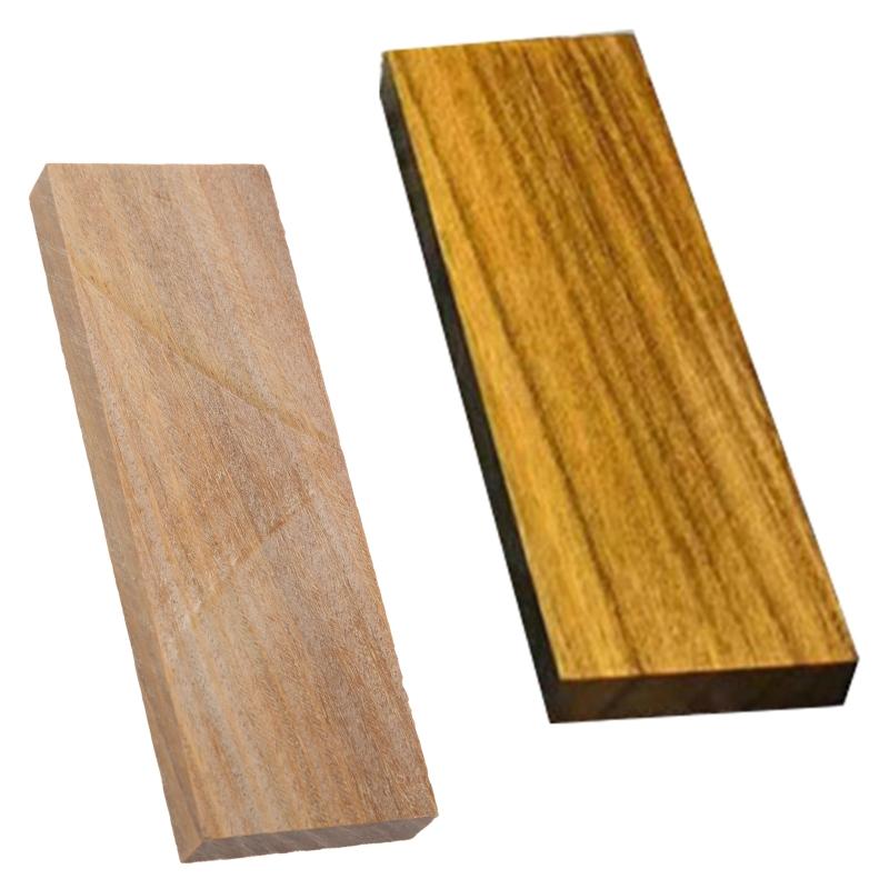 DIY Střenky na nože Střenky na nože, Polotovar rukojeti Exotické střenky na nože Dřevo 12x4x1cm Materiál pro výrobce nožů