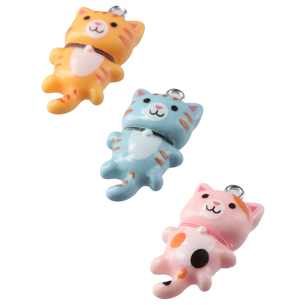 Resin Cute Resin Cat Pendant Cat Charm Charms Pendant Pendant Amulet  Decorative Accessories
