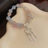 New Chinese Style Popular Beaded Bracelet Women's High-end Sense Niche Versatile Pearl Bracelet Retro Couple Hand Jewelry
