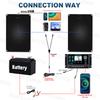 SOECOPO 1600W Portable Solar Panel Kit 18V Flexible solar Panels*2 for Camping Includes Free 100A Controller 2-meter cable