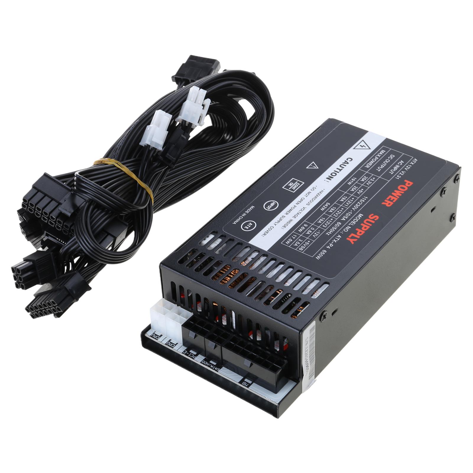 

600 Вт, повний модульний 1U Flex ATX блок живлення ПК 110-264 В ENP-7660B для K39 A4 S3 G5 ITX Mini Case Game Desktop