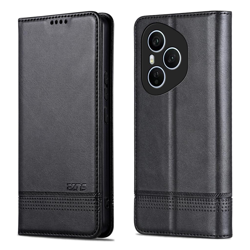 AZNS For Honor 400 Pro 5G (Global) Case Cowhide Texture PU Leather Wallet Phone Cover