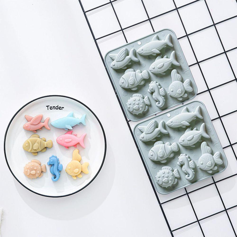 Ocean Theme Mousse Cake Mold Reusable Baking Mould New Chocolate Dessert Mold Homemade Candy
