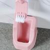 Long Handle Double-sided Toilet Brush Bathroom Accessories Decontamination Tool
