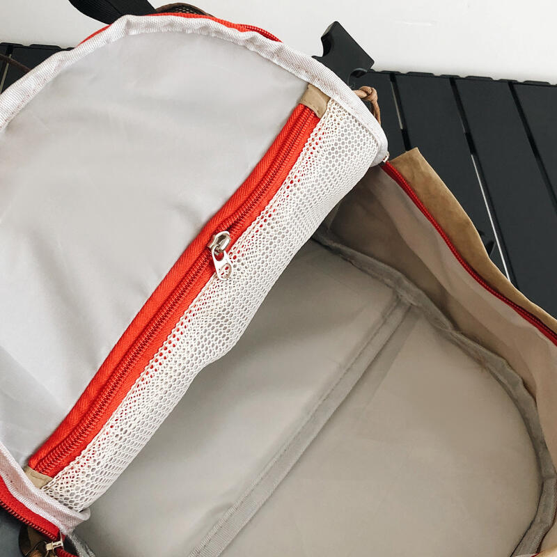 Sports Backpack Large Capacity Lightweight Color Block Backpack Unisex Student Schoolbag