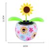 Cute Car Accessorie Auto Swing Solar Sunflower Pendant Auto Car Decoration Ornaments Birthday Gift Car Home Decoraction