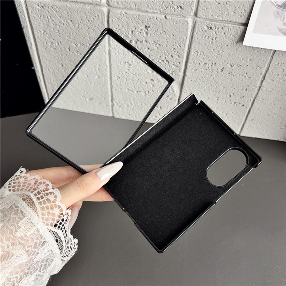 Invisible Stand Holder Magnetic Rotating Phone Case for Samsung Galaxy Z Fold 8 All-inclusive Front Glass Protector Cover