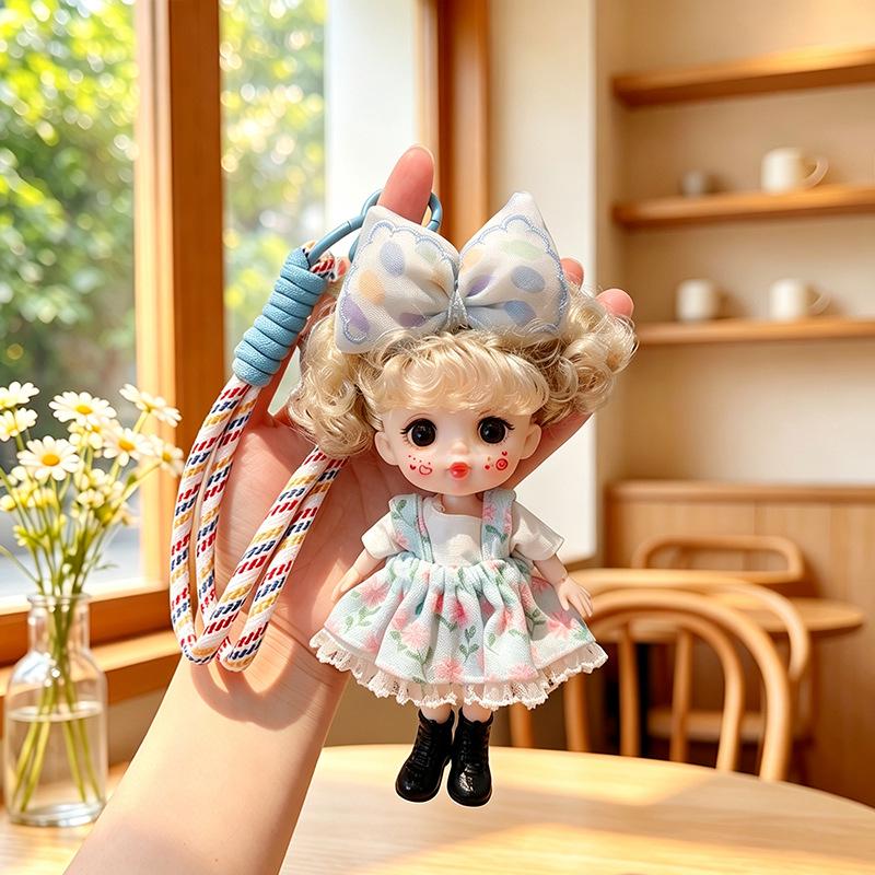 15cm BJD Lolita Doll Mobile Phone Pendant Toy - Trendy Birthday Gift for Girls