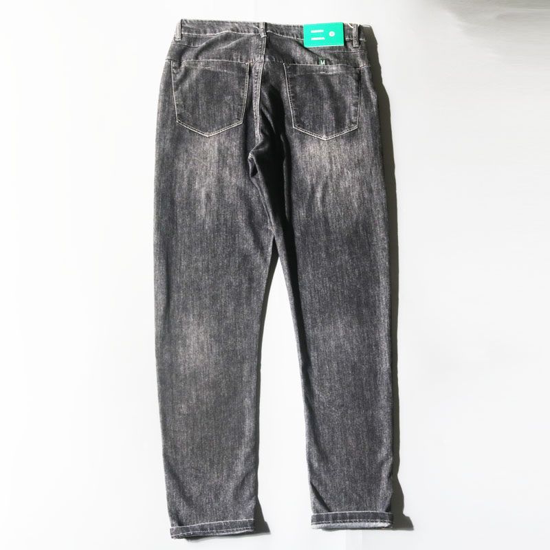 Leftover Foreign Trade Orders: Summer Thin Smoke Gray Straight-Leg Jeans for Men, Slim-Fit Tapered Casual Pants for Spring and Autumn