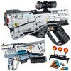 Militair Doe-het-zelf Ruimtepistool Wapen Bouwstenen Brics Set MOC Toekomstig Handpistool Assemblage Model Kit Speelgoed Voor Kinderen Jongens Cadeaus